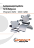 Leitungswagensysteme für C-Schienen Programm 0250 | 0255 | 0260